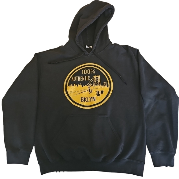 Men's Authentic Brooklyn INC fleece hoodie - Picture 2 of 4